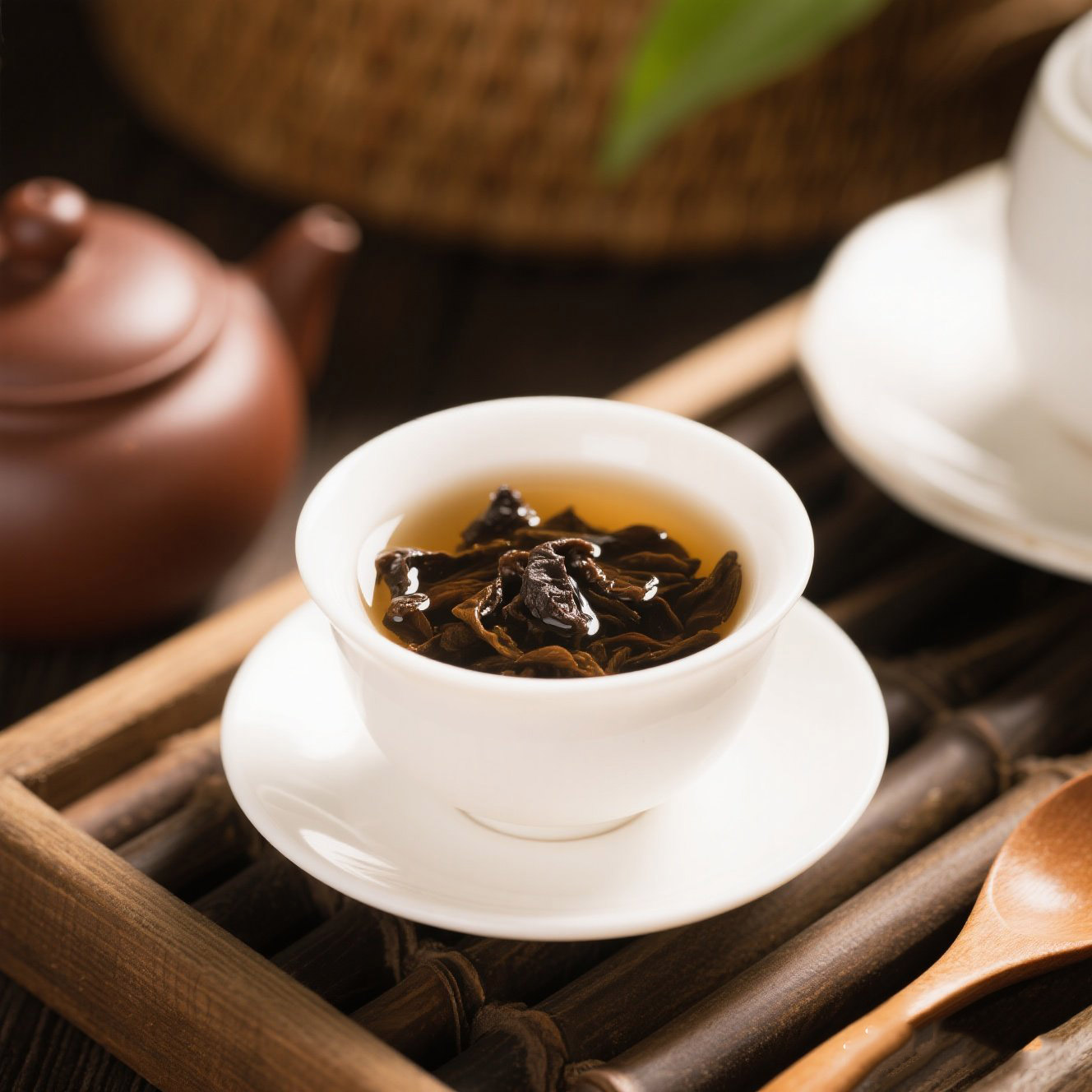天福茗茶 台湾高山茶冻顶乌龙茶叶 原装台湾茶300克装 茶叶节日送礼